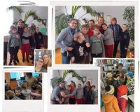 kolaż zdjęć czytelników i bibliotekarek