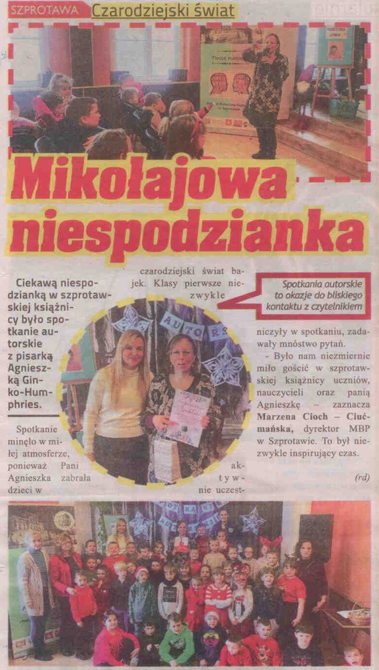 skan gaz. lok. 50 2023 z 15.12.2023 str.20 Mikołajowa niespodzianka aut. rd