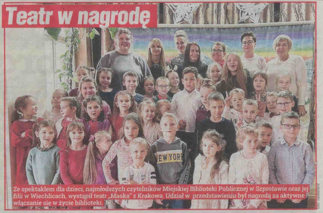 gaz. reg. 52 2023 z 29.12.2023 str. 37 Teatr w nagrodę aut. bj