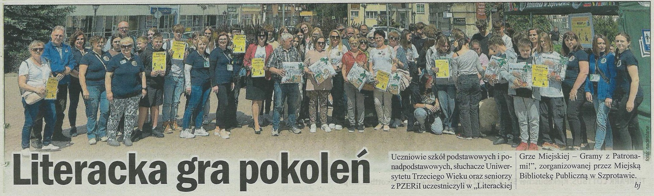 skan gaz. reg. 22 2024 z 31.05.2024 str. 48 Literacka gra pokoleń aut. bj