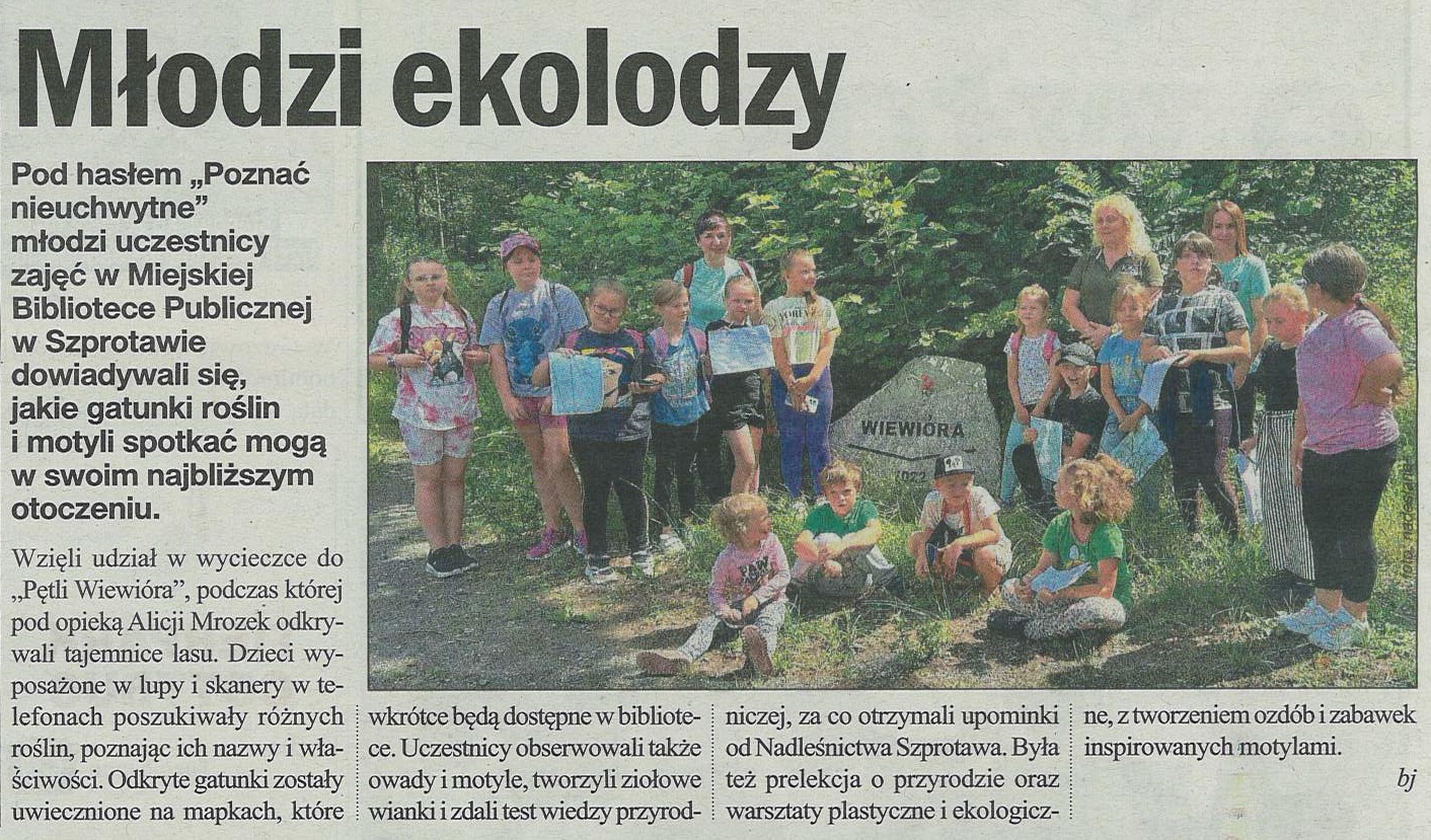 skan gaz. reg. 28 2024 z 12.07.2024 str. 42 Młodzi ekolodzy aut. bj