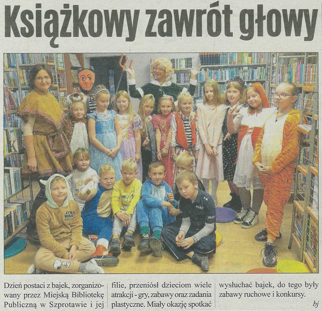 skan artykułu z gaz. reg. 46 2024 z 15.11.2024 str. 37 Książkowy zawrót głowy aut. bj