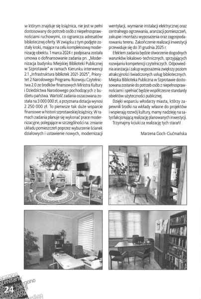 skan bibliotekarz lubuski nr 1 (57) 2024 str. 24 Zdobywaj góry, pokonuj przeszkody, mierz wysoko! aut. M. Cioch-Ciućmańska