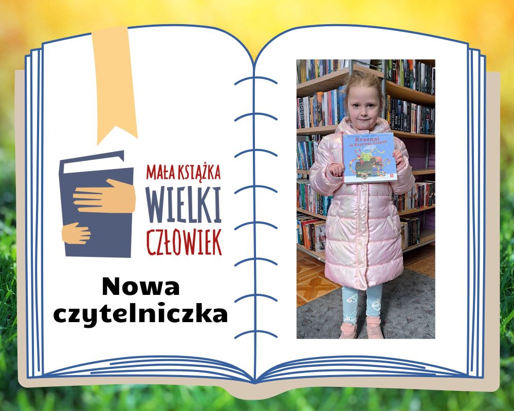 kolaż zdjęcia Oli nowej czytelniczki