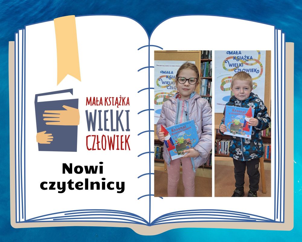 kolaż zdjęć nowych czytelników Dalia Kacper