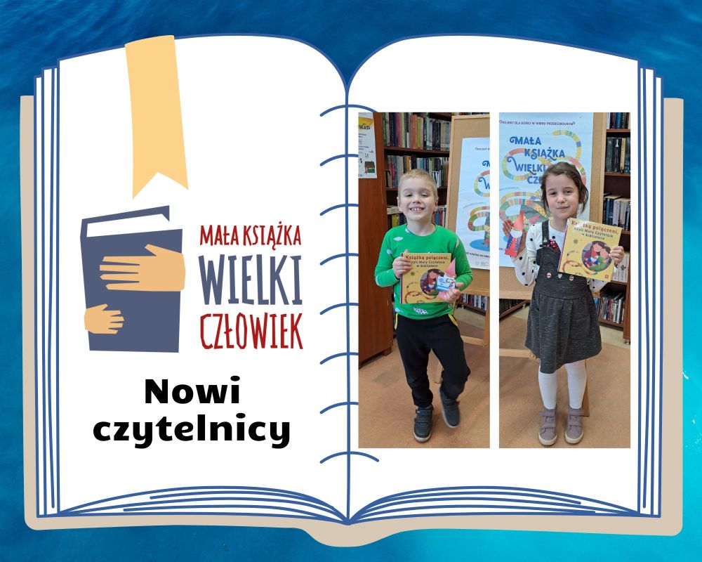 kolaż zdjęć nowych czytelników brunona i antosi