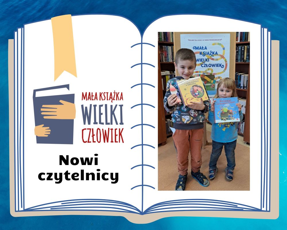 kolaż zdjęcia Natana i Martynki - nowych czytelników