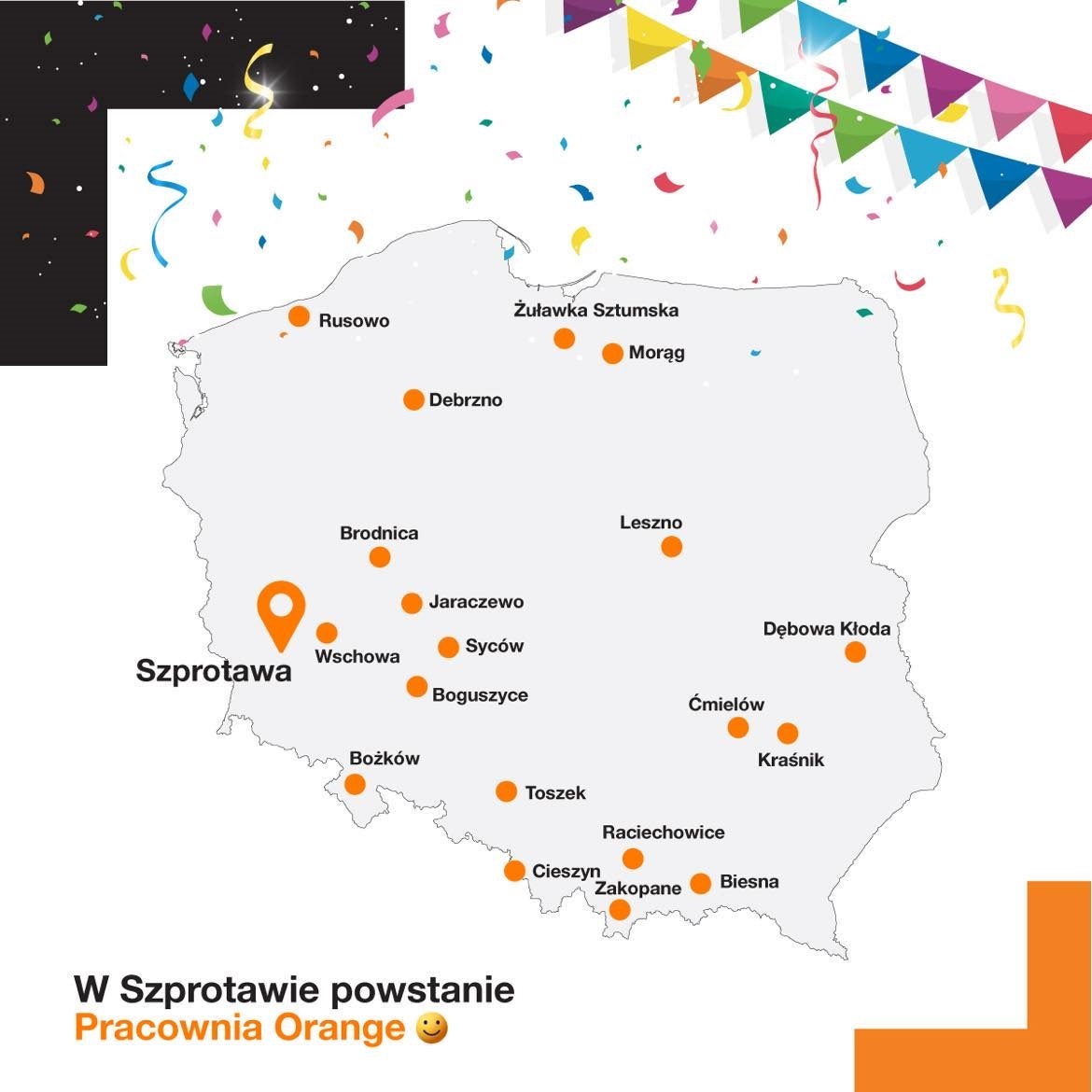 mapka pracownie orange